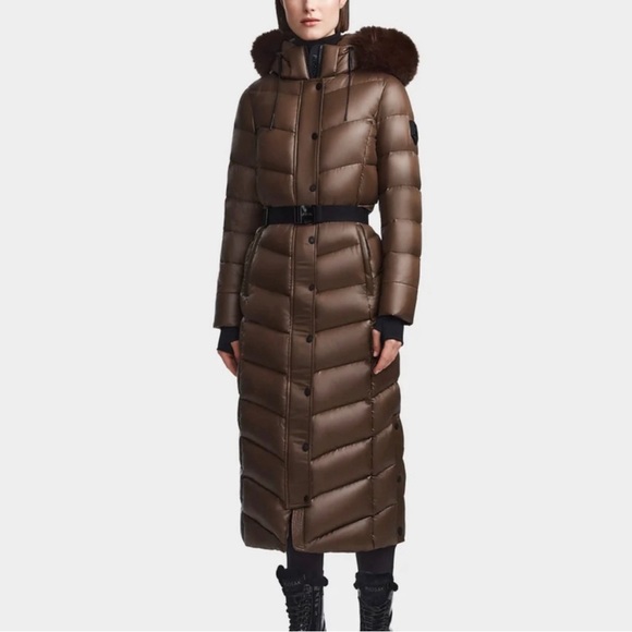 Rudsak maxi down puffer-cacao color - Picture 1 of 5